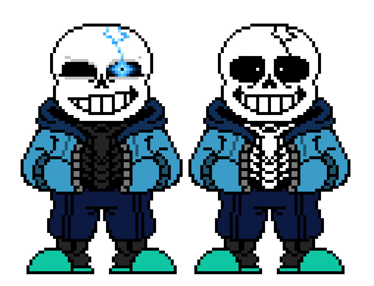 [dc6542] Azure HardTale Sans