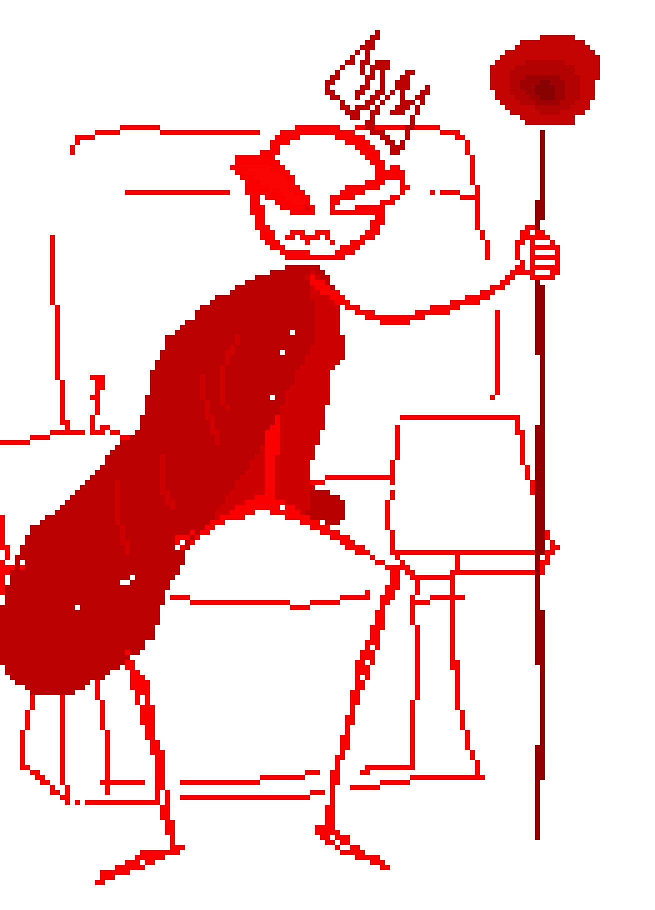 [44d728]  Trust me, this is as good as i get, nothing more then a detailed stickmen with a cape, cane and crown.