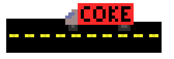 [9664c4] Coke truck on rode