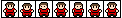 [efe2e7] Idle Character Tile-set
