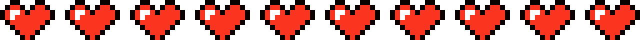 [6761cb] Minecraft health bar. 
