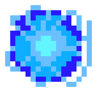 [34cdb1] blue fire ball