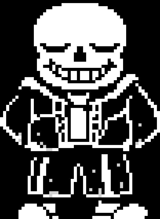 [a1ff20] Sans Phase .5 (eyes closed) Dusttale: Stolen Genocide 