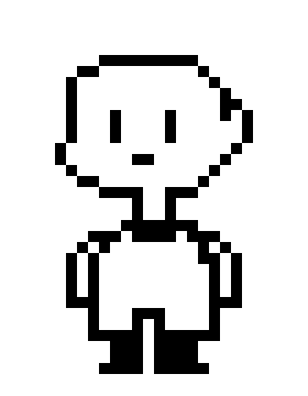 [6434a5] Undertale human child pixel sprite base