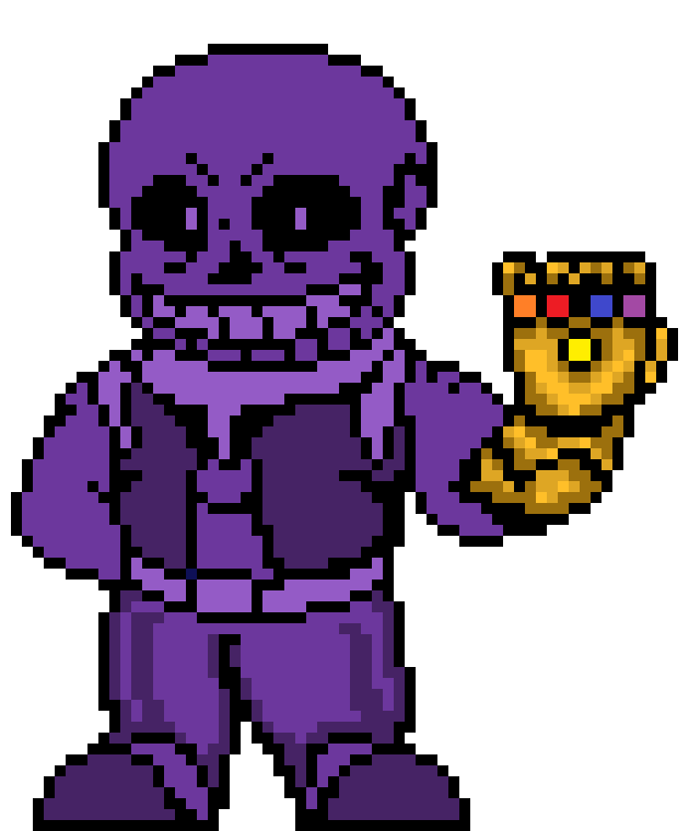 THANOS SANS! THANOS SANS! THANOS SANS! [King Squid Port]