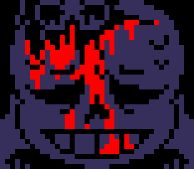 [7ce906] *(He'd be too tired to care, and falls back asleep.) -HorrorTale Sans