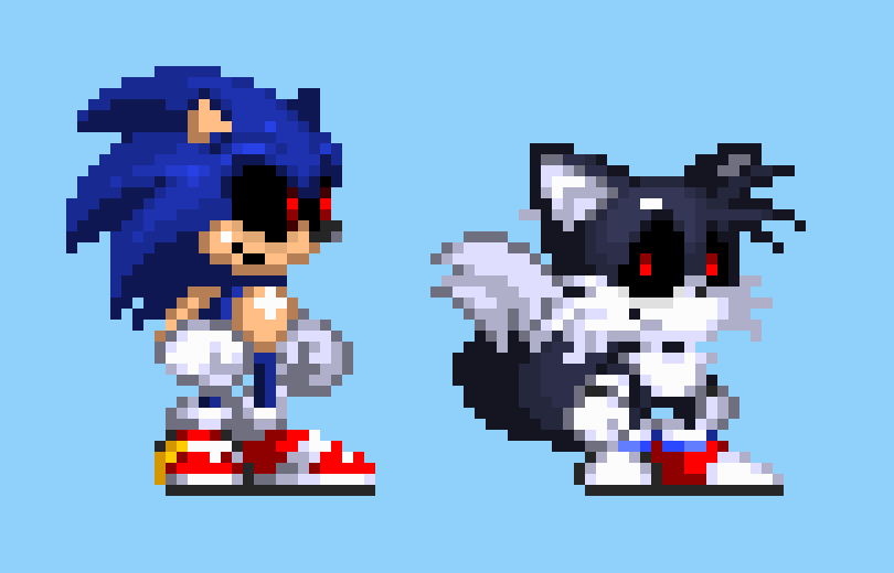 [1cc751] Tails.EXE: im glad im alive again, but why did you kill me? Sonic.EXE: i did it so you would be an (EXE) too. its the only way i could turn you into one.