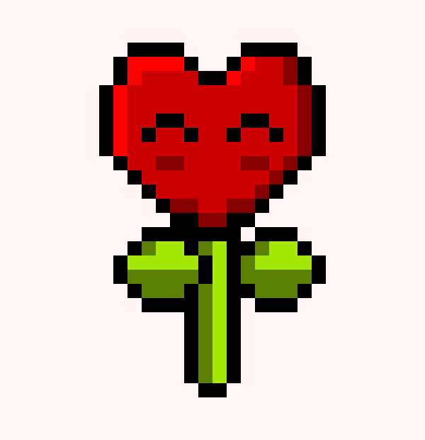 [9664c4] heart Flower