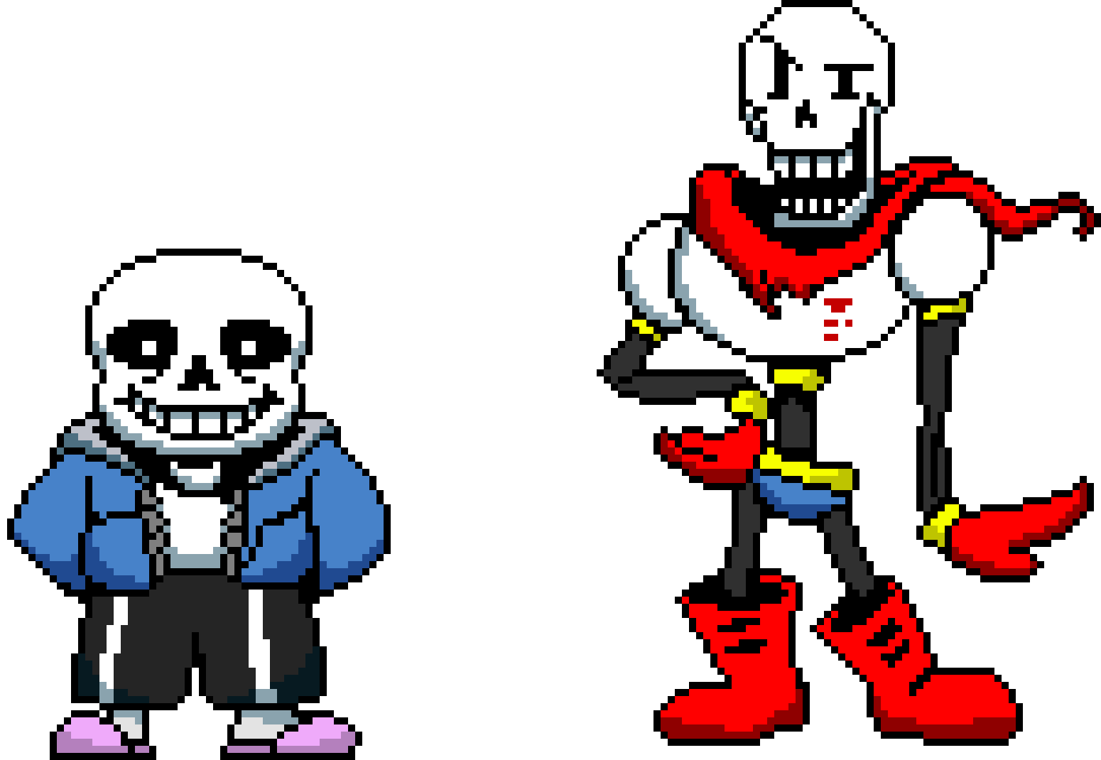 [0e85c0] THE GREAT PAPYRUS and sans the skeleton