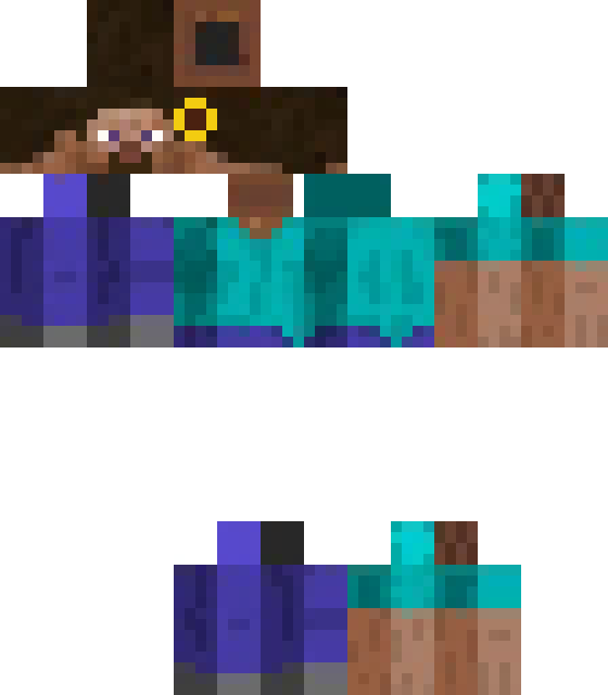 [ed6770] steve but he has the flower :o flower steve :3