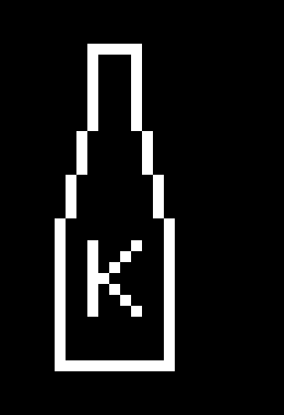 [35556d] GO GO GADGET GLASS BOTTLE x 10^10^100