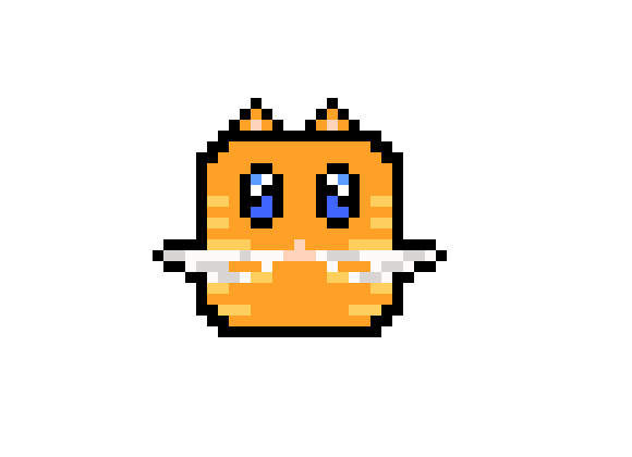 [9ab6de] Pixel Cat