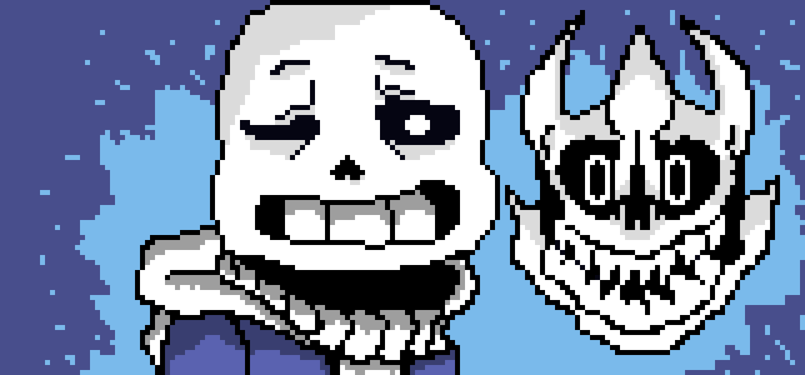 [9664c4] sans with gaster blaster