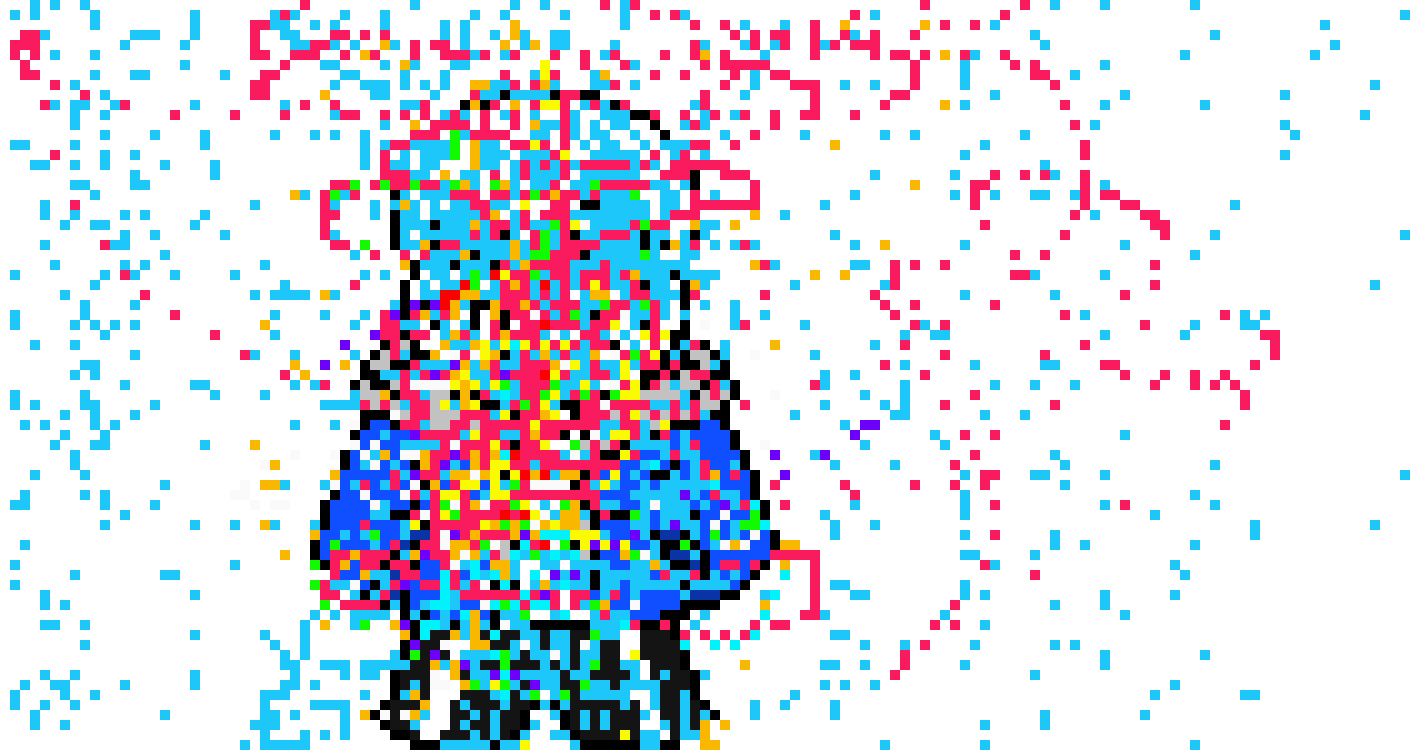Color Glitchet Sans