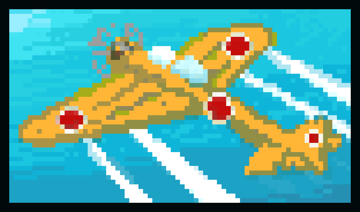 [d23bd4] recolored plane from fluffy clouds
