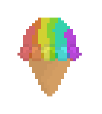 [5ba204] Rainbow Icecream