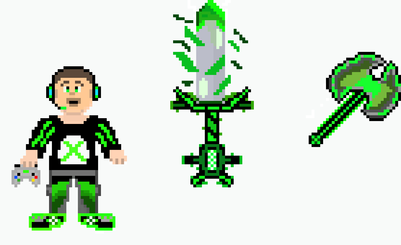 [4495bb] gamer boy and his xbox weapons