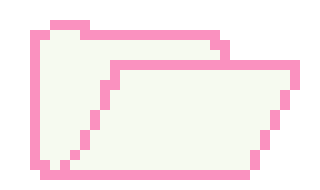 [9d2b93] folder icon white with pink outline