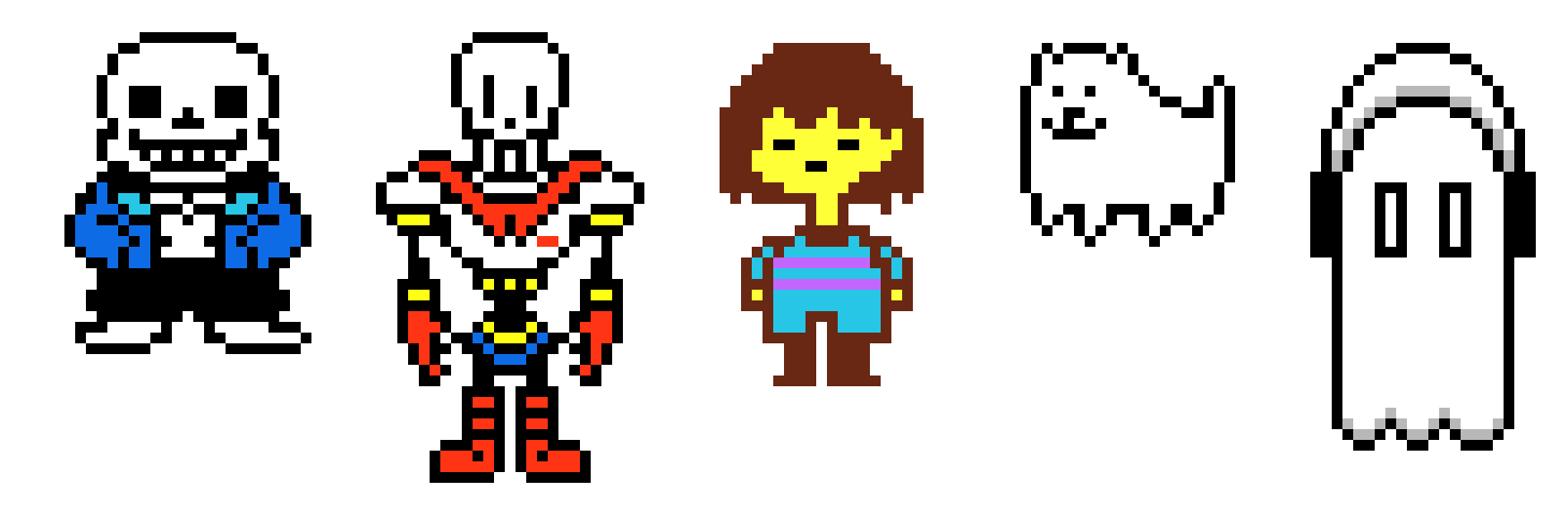 [9664c4] Undertale Characters! :3