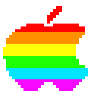 [9664c4] Rainbow apple logo