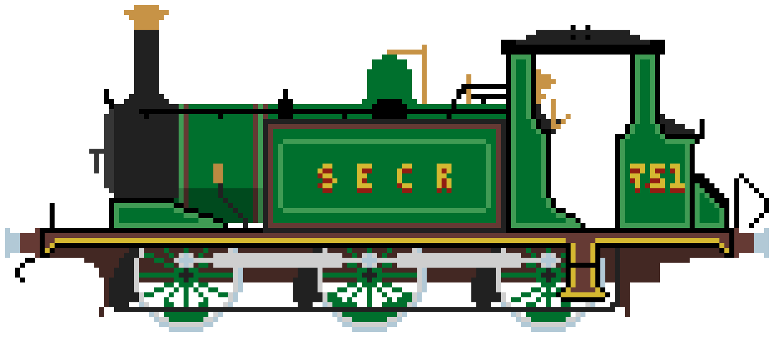 [Update] LB&SCR A1X class, in SE&CR livery, engine number 751 || By CT and E-Bag || Not free to use