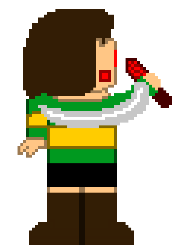 chara knife swing