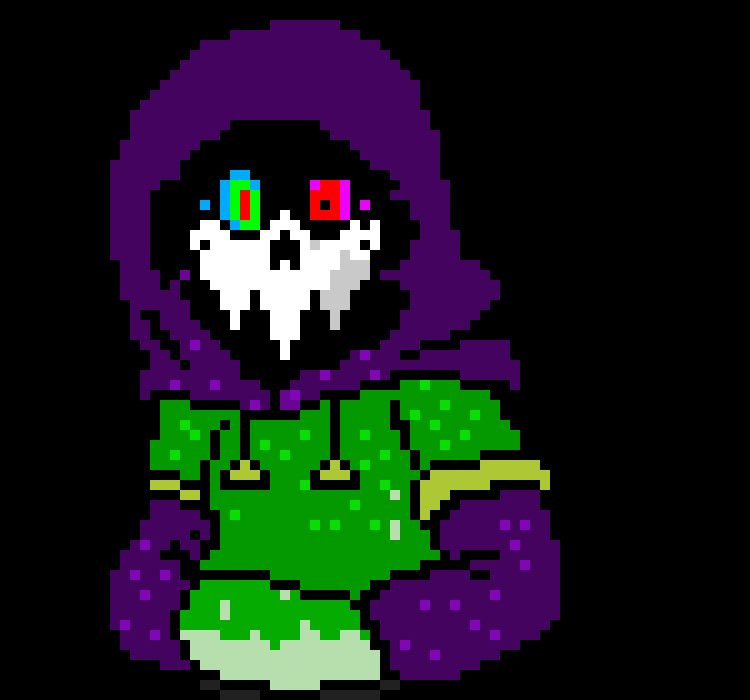 -summons glowing purple knives and fires all at chara at once- NO MORE MERCY FOR YOU!