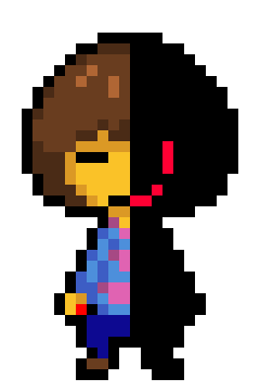 [a49514] *Stabs self* *FRISK HP:1/100 HATE HP:__7*