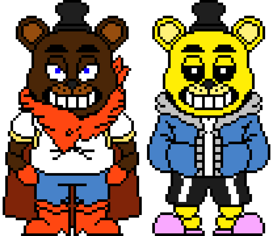 FNaFTale Golden Freddy and Freddy Fazbear