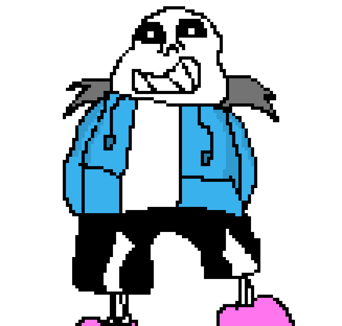 [9664c4] sans  the weird head skeleton thing idk
