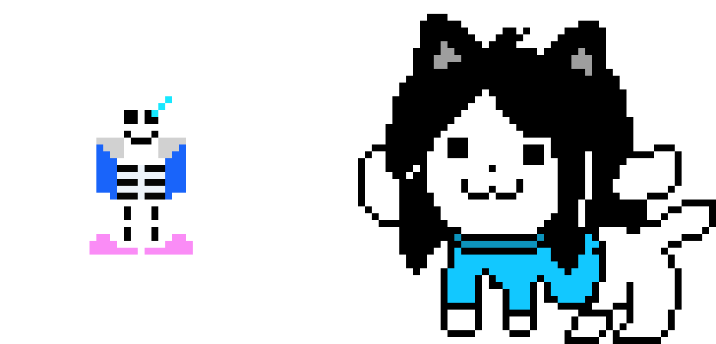 [6a0f59] Temmie! and sans