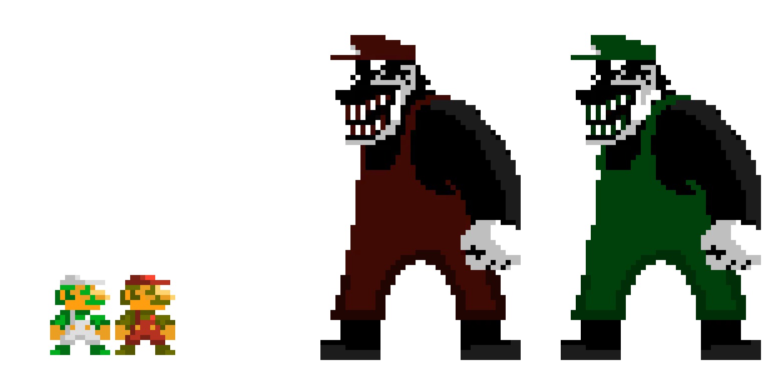 [aa1448] Mario And Luigi '85- Mark and Lucas