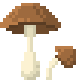 [9b9cad] Mushroom Pixel Art