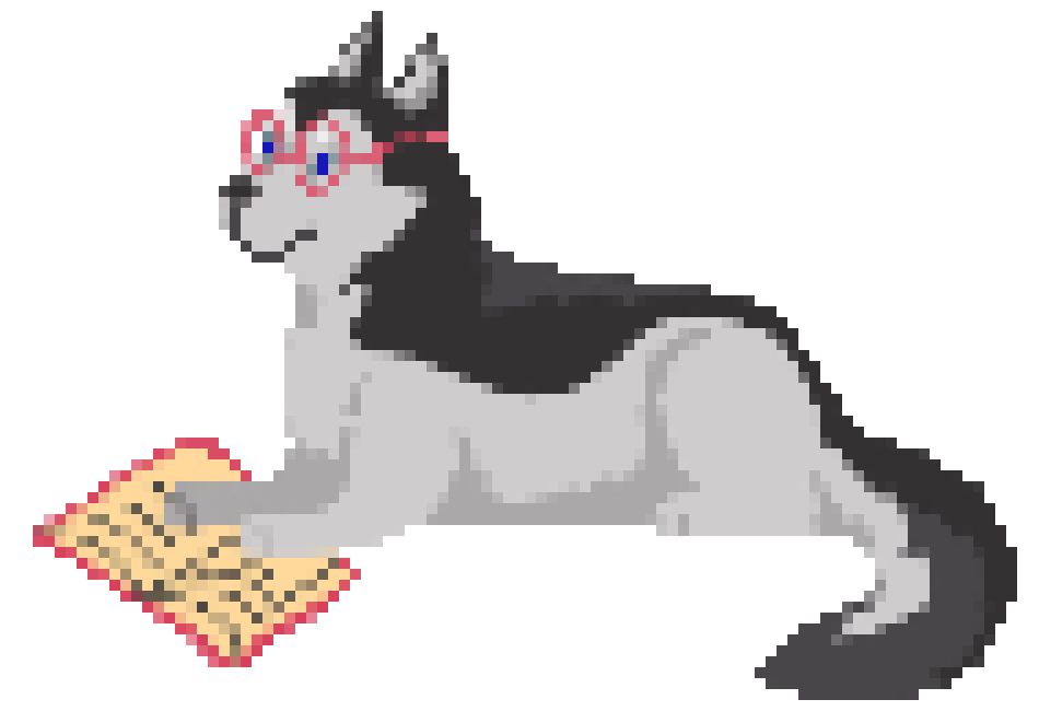 [28d435] Pixel study husky