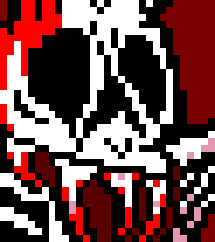 [7ce906] *(He'd bring back chara, bitch slapping them, then sending them back.) (because why not.) -HorrorTale Sans