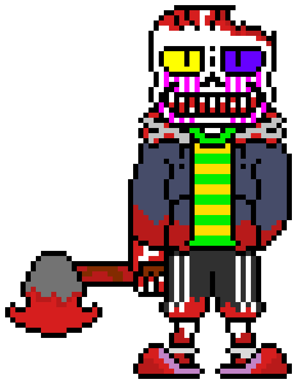 [d6b045] (Terror got Glitched by Error Sans in Glitchpaint's Timeline)