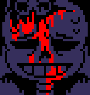 [7ce906] *(Demented tries to grabs a snack, but failed.) -HorrorTale Sans