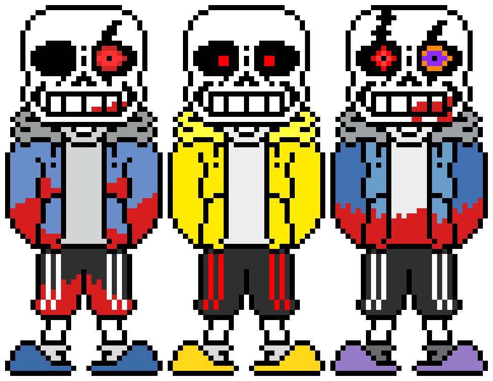 Here are my Sanses