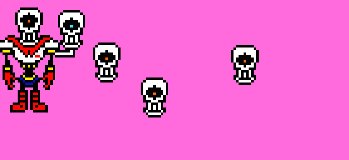 [f52639] UnderTale - Papyrus (Overworld Sprite) (KamuiSenketsu)
