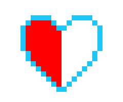 [9664c4] Heart-Half