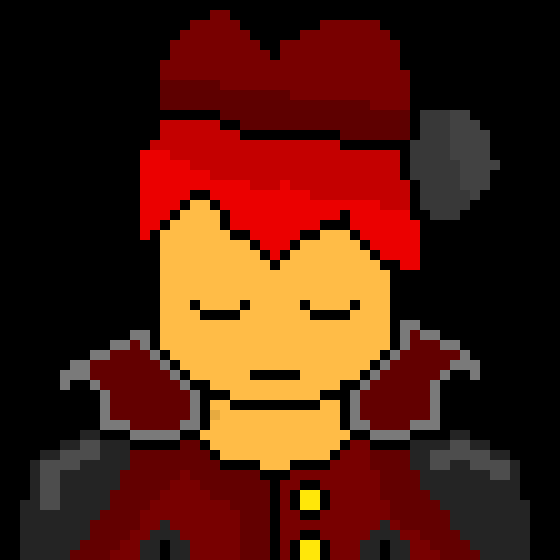 [2fe70b] is sleeping near the exit to the hall*