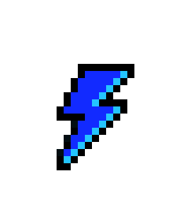 lightning bolt blue