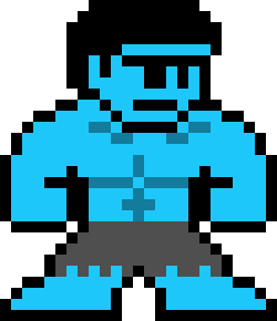 [4f218d] 8bit Blue Hulk