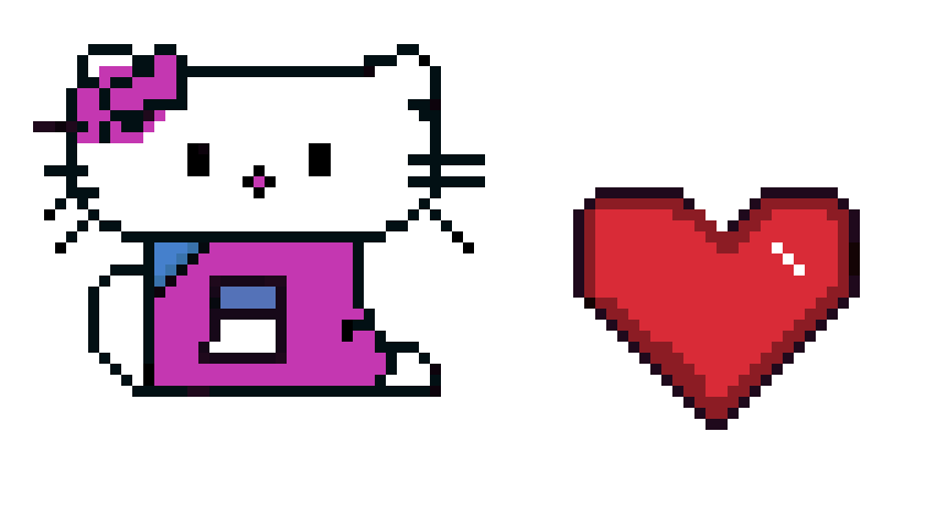[ac13b4] hello kitty pixels
