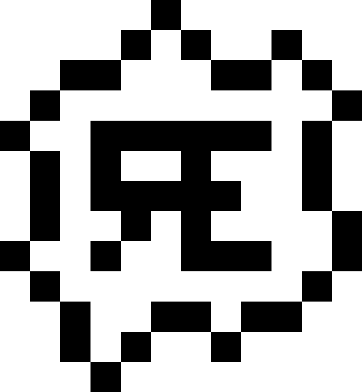 [9664c4] Random Encounters 8-Bit Logo Line Art