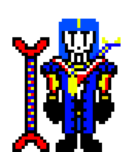 [9664c4] HeroTale Genocide Papyrus Overworld Sprite