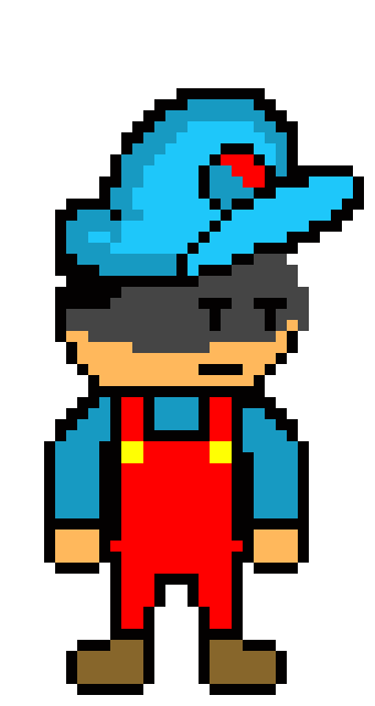 if anyone is able to change it you can if you want its your choice... i suck at pixel art and regular art - Smario