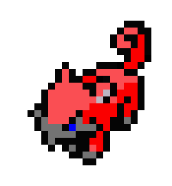 [9664c4] Alternate Rattata (Red and Gray)