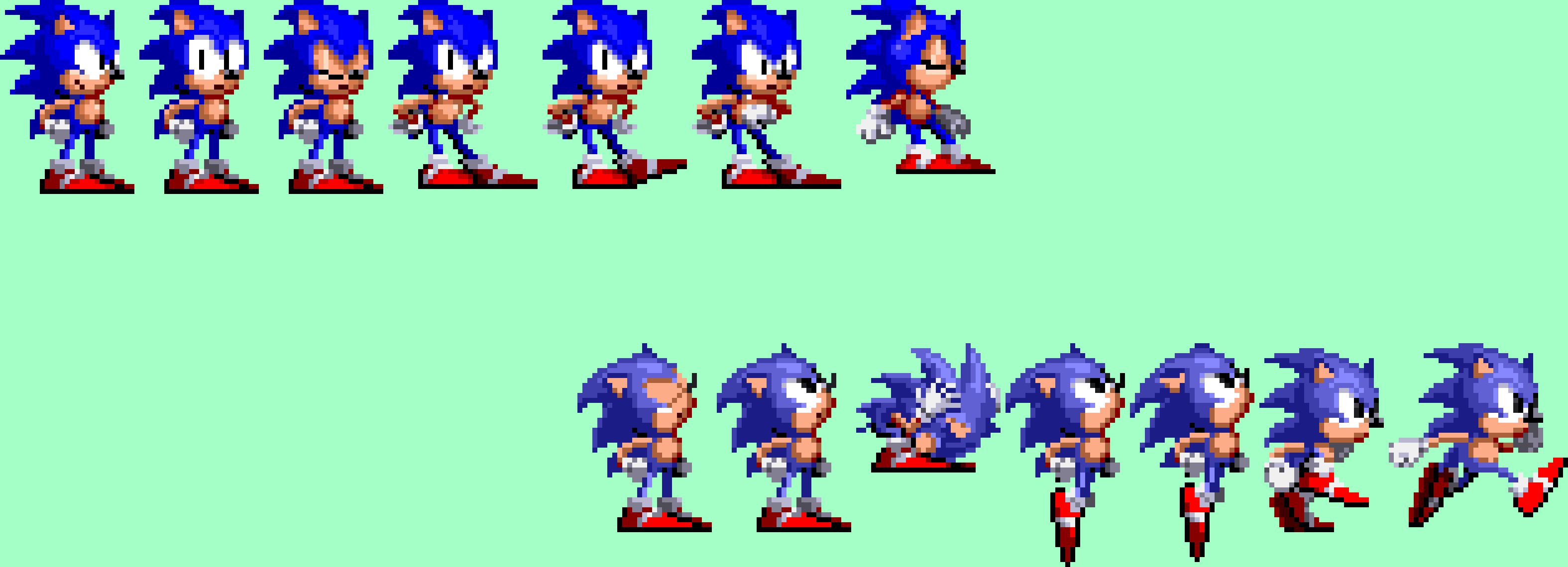 [2d33d5] Custom Sonic Sprite Sheet