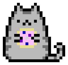[9664c4] Pusheen with donut